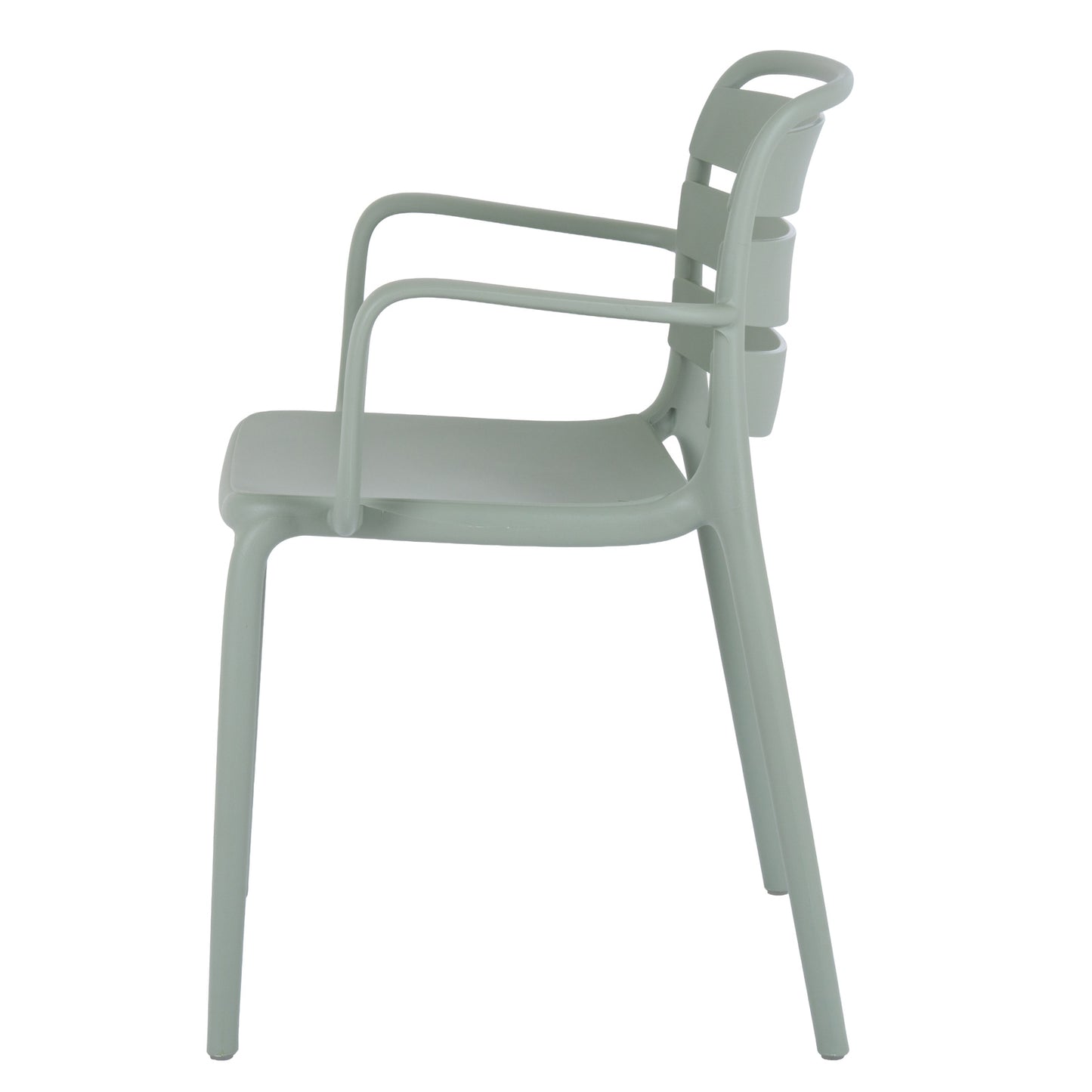 Velo French Grey Carver Chair | Stylish Indoor & Outdoor Dining Chair with Armrests