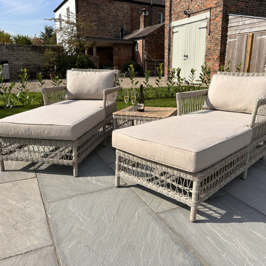 Provence Collection Outdoor Sun Lounger Set