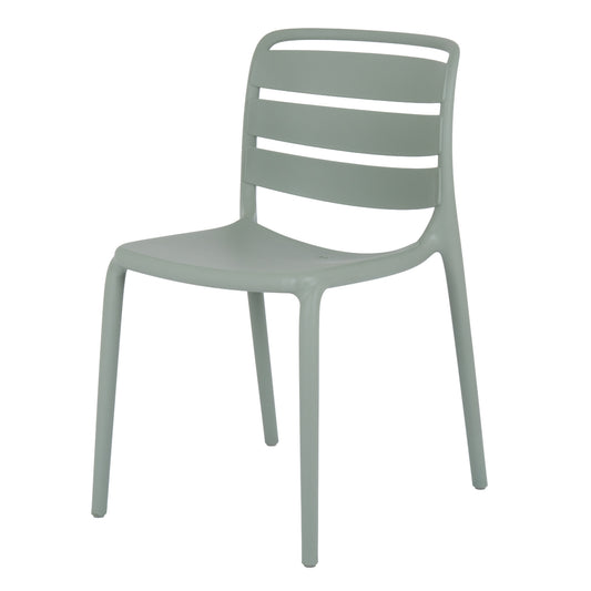 Velo French Grey Dining Chair | Stylish Indoor & Outdoor Plastic Garden Chair