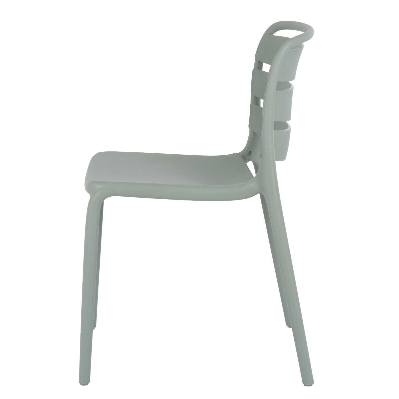 Velo French Grey Dining Chair | Stylish Indoor & Outdoor Plastic Garden Chair