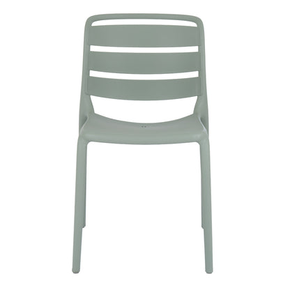 Velo French Grey Dining Chair | Stylish Indoor & Outdoor Plastic Garden Chair