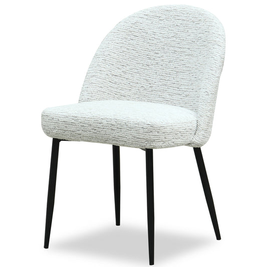 Sorelle Dining Chair | Textured Fabric Chair for Modern Dining Spaces