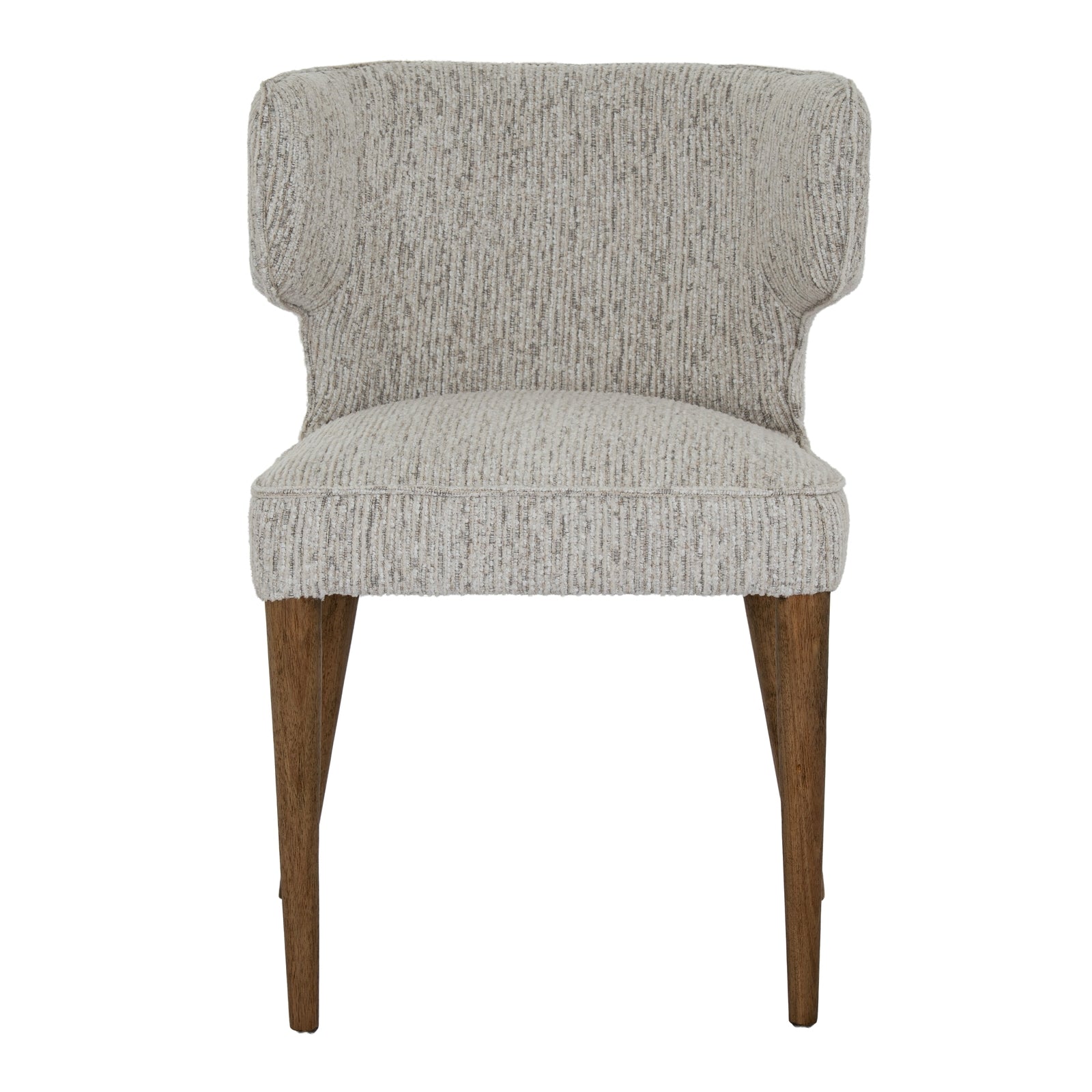 Avia Mist Dining Chair | Grey Fabric Upholstered Wooden Dining Seat