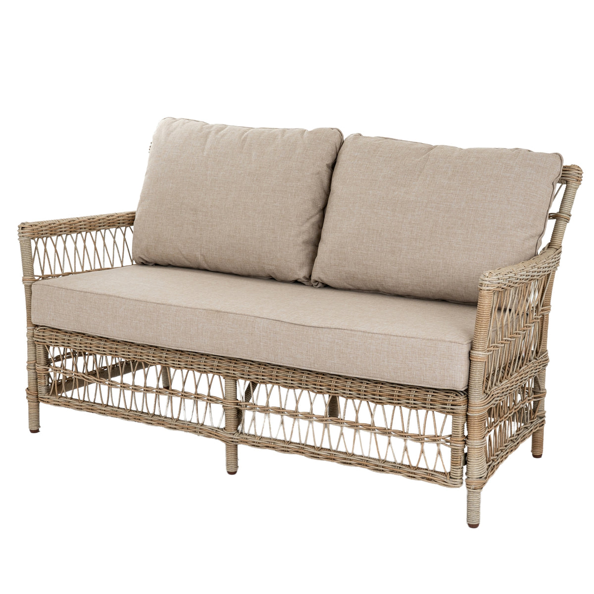 Provence Beige Outdoor 4 Seater Lounge Set for Stylish Garden Living
