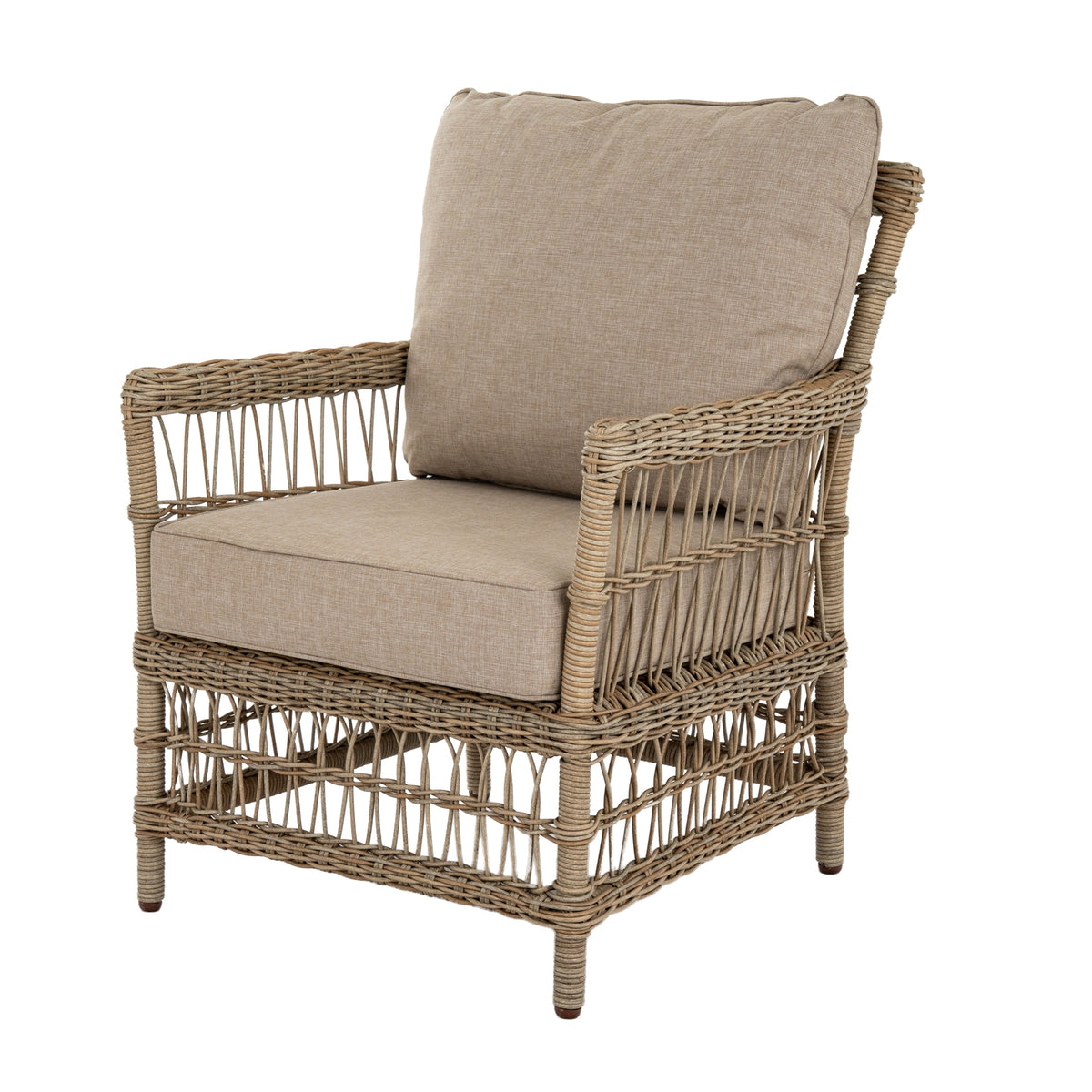Provence Beige Outdoor 4 Seater Lounge Set for Stylish Garden Living