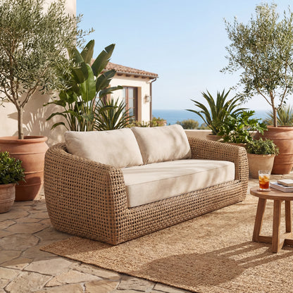 Bloom Collection Outdoor Sofa | Deep & Comfortable 202cm Garden Sofa