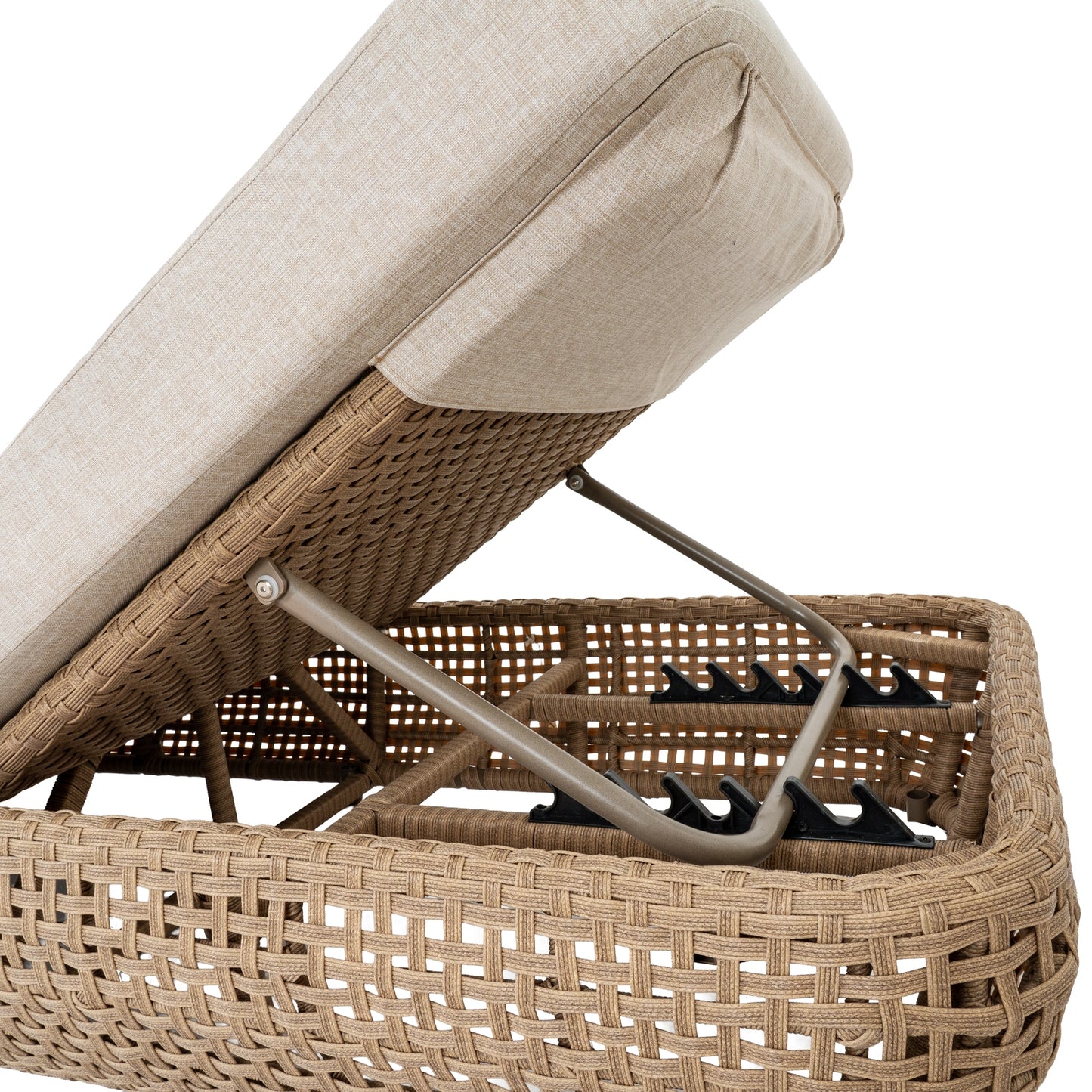 Bloom Collection Outdoor Sunbed – Weather-Resistant Garden Lounge