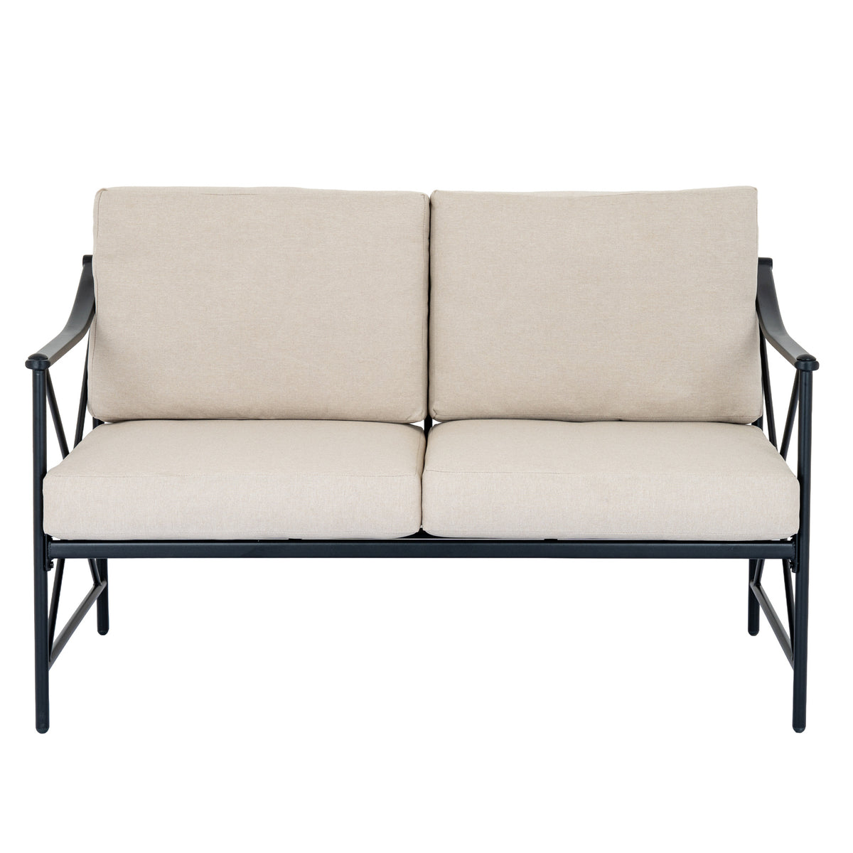 Madison Black Outdoor 4 Seater Lounge Set for Stylish Garden Living