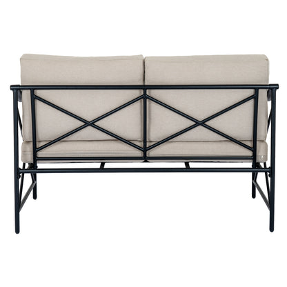 Madison Black Outdoor 4 Seater Lounge Set for Stylish Garden Living