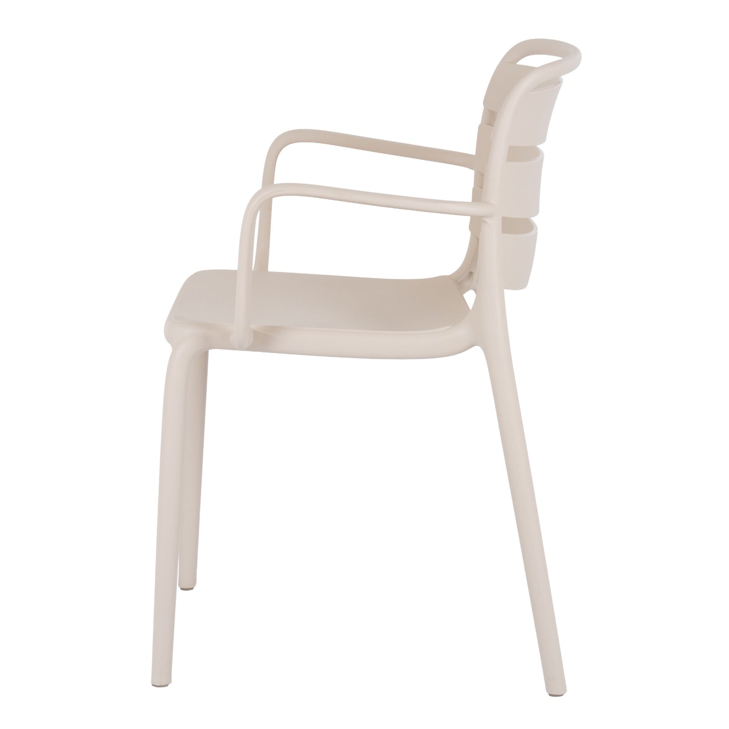 Velo Putty Carver Chair | Comfortable Indoor & Outdoor Dining Chair with Armrests