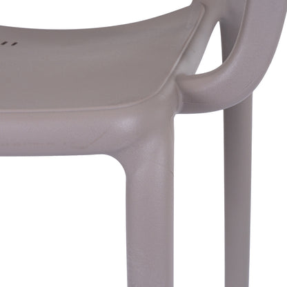 Velo Putty Carver Chair | Comfortable Indoor & Outdoor Dining Chair with Armrests