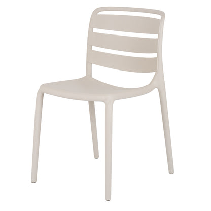 Velo Putty Dining Chair | Modern Indoor & Outdoor Plastic Garden Chair