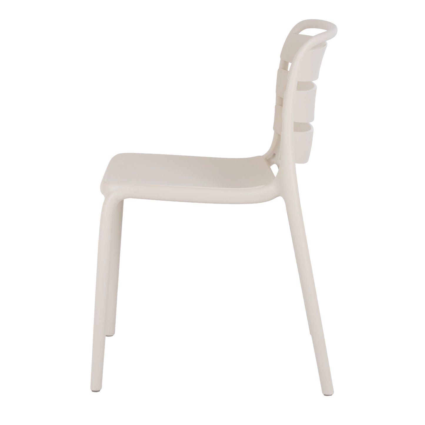 Velo Putty Dining Chair | Modern Indoor & Outdoor Plastic Garden Chair