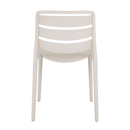 Velo Putty Dining Chair | Modern Indoor & Outdoor Plastic Garden Chair