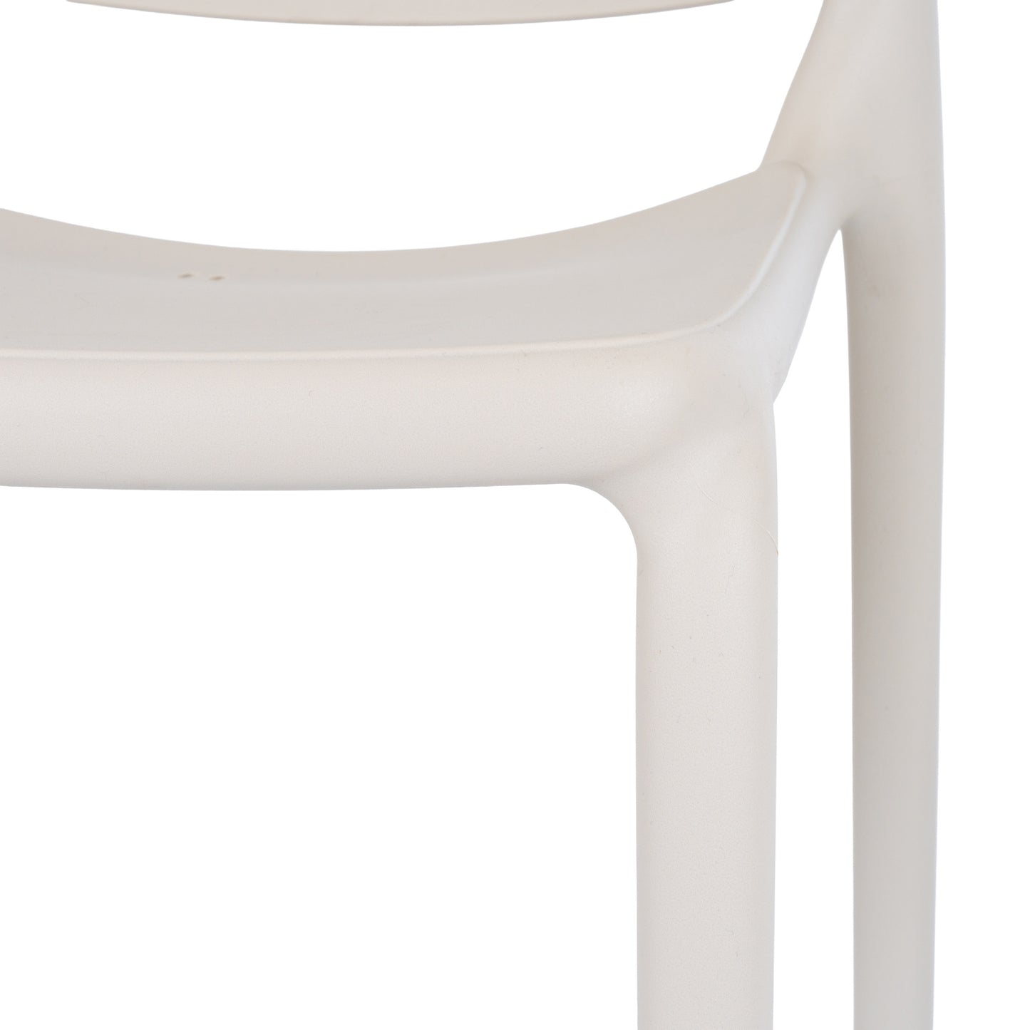 Velo Putty Dining Chair | Modern Indoor & Outdoor Plastic Garden Chair