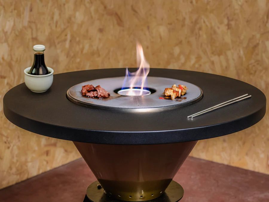 The ‘O’ Grill – Fire and Ice | METARTAL Outdoor Fire Pit, BBQ & Drinks Table
