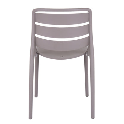 Velo Stone Dining Chair | Modern Indoor & Outdoor Plastic Garden Chair
