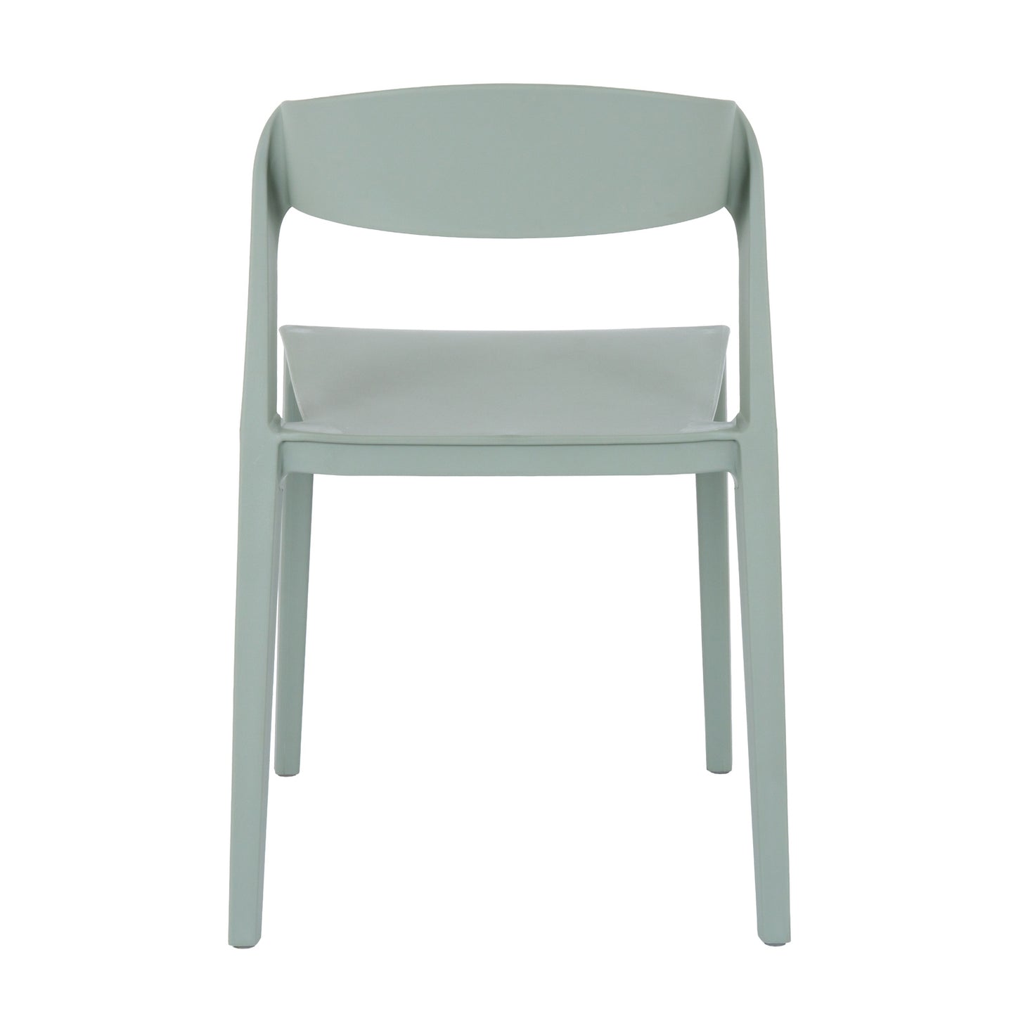 Zen French Grey Dining Chair | Modern Plastic Chair for Indoor & Outdoor Living