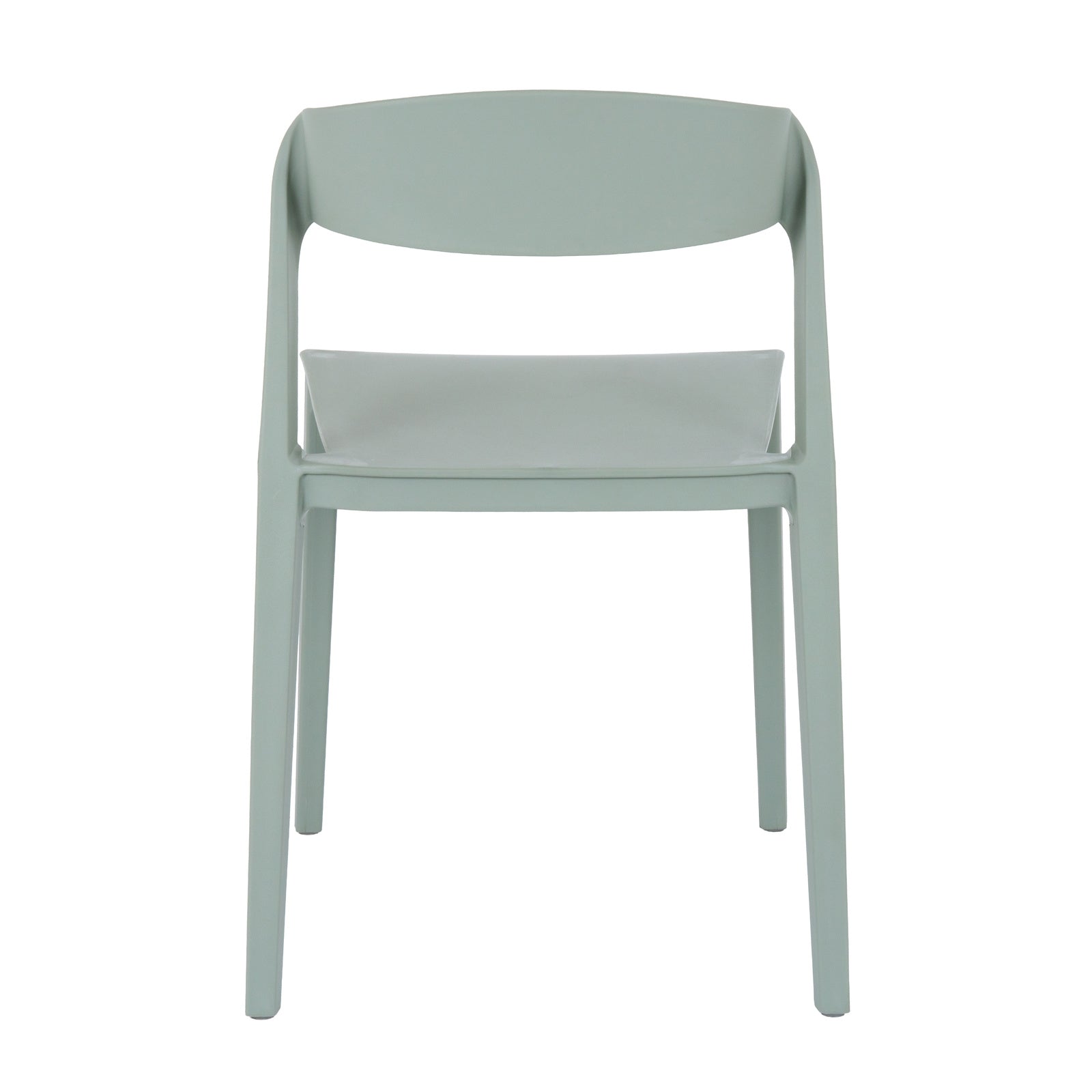 Zen French Grey Dining Chair | Modern Plastic Chair for Indoor & Outdoor Living