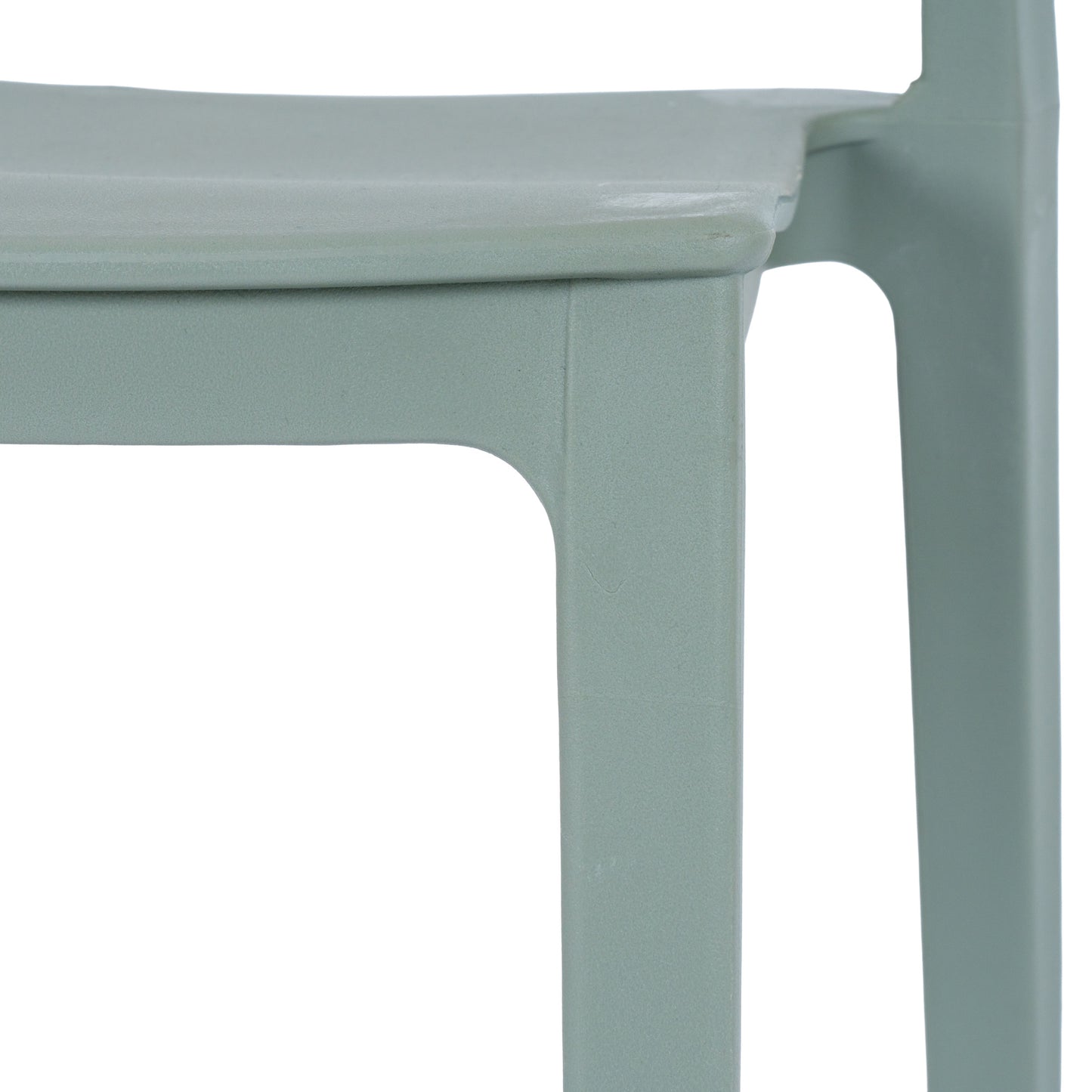 Zen French Grey Dining Chair | Modern Plastic Chair for Indoor & Outdoor Living