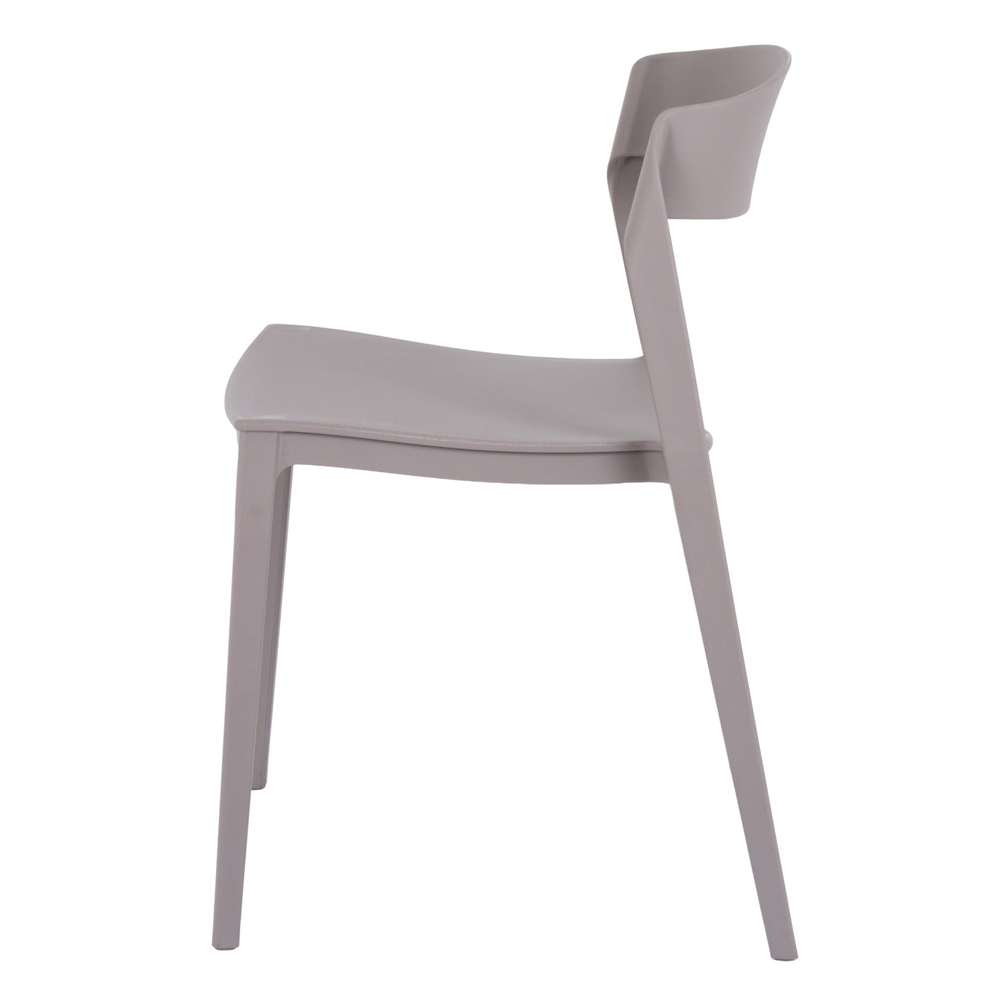 Zen Stone Dining Chair | Modern Indoor & Outdoor Plastic Garden Chair