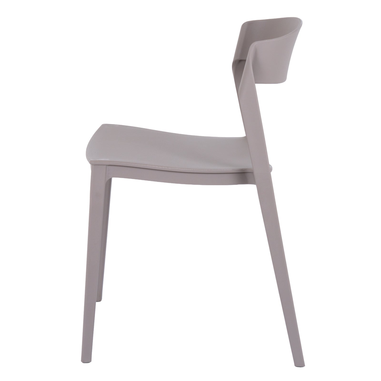 Zen Stone Dining Chair | Modern Indoor & Outdoor Plastic Garden Chair