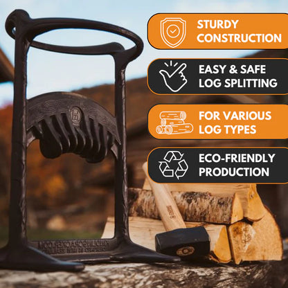 Kindling Cracker™ King Premium Bundle – Safe Firewood Splitting Kit