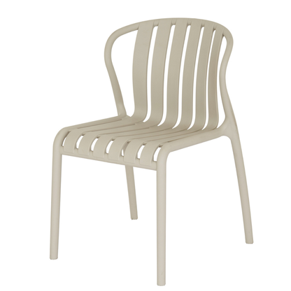 Axis Putty Grey Outdoor Dining Chair | Weather Resistant Garden & Patio Seating