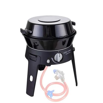 Cadac Safari Chef 30 LP Deluxe QR Portable Gas BBQ with GreenGrill Cooking Plates