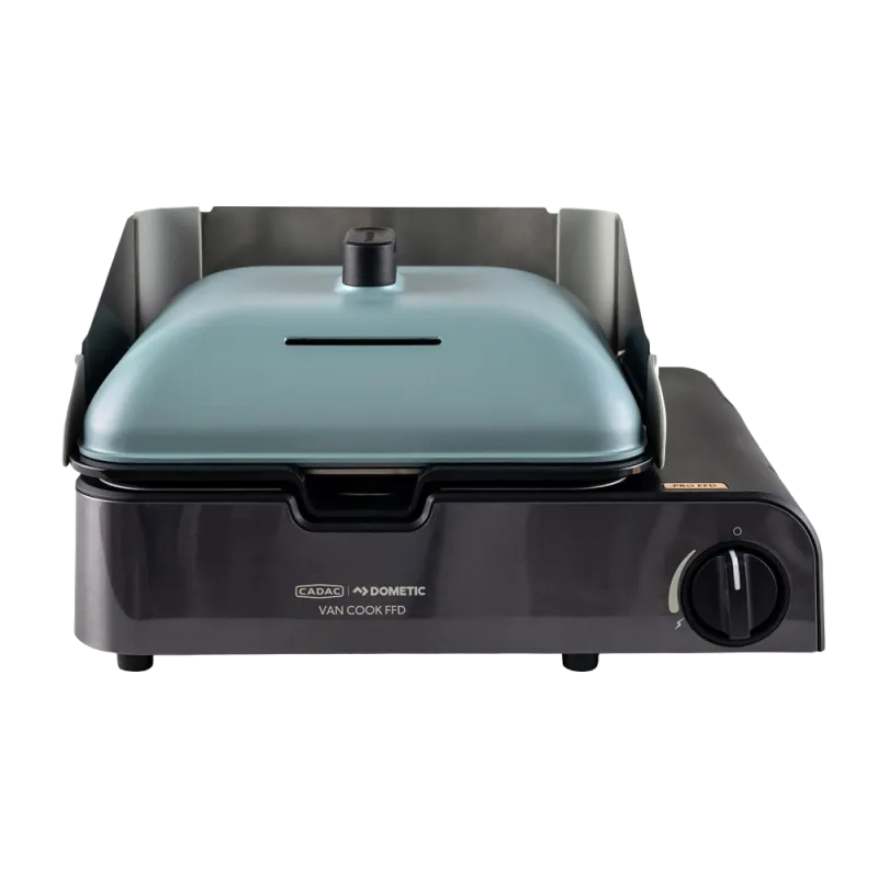 Cadac Van Cook Pro FFD Deluxe Portable Gas Stove for Campervans with Grill Plates