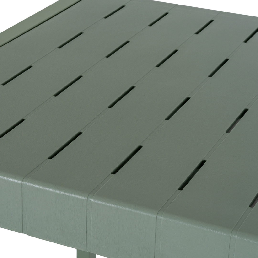 Cube French Grey Outdoor Dining Table | Weather Resistant Garden Table