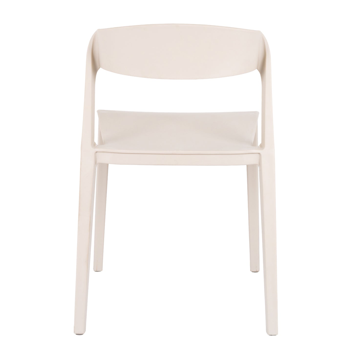 Zen Putty Dining Chair | Modern Indoor & Outdoor Plastic Garden Chair