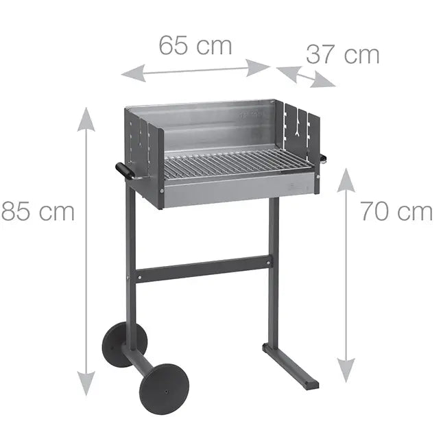 Martinsen Box BBQ 7200 Danish Charcoal BBQ with Wheels