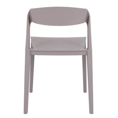 Zen Stone Dining Chair | Modern Indoor & Outdoor Plastic Garden Chair