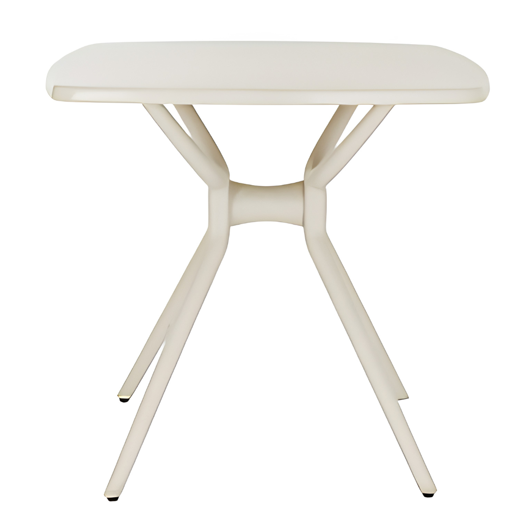 Alto Putty Grey Outdoor Dining Table | Weather Resistant Garden Table for 4