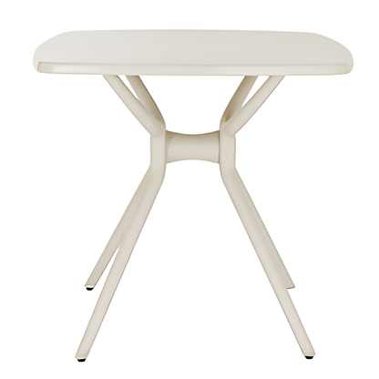 Alto Putty Grey Outdoor Dining Table | Weather Resistant Garden Table for 4