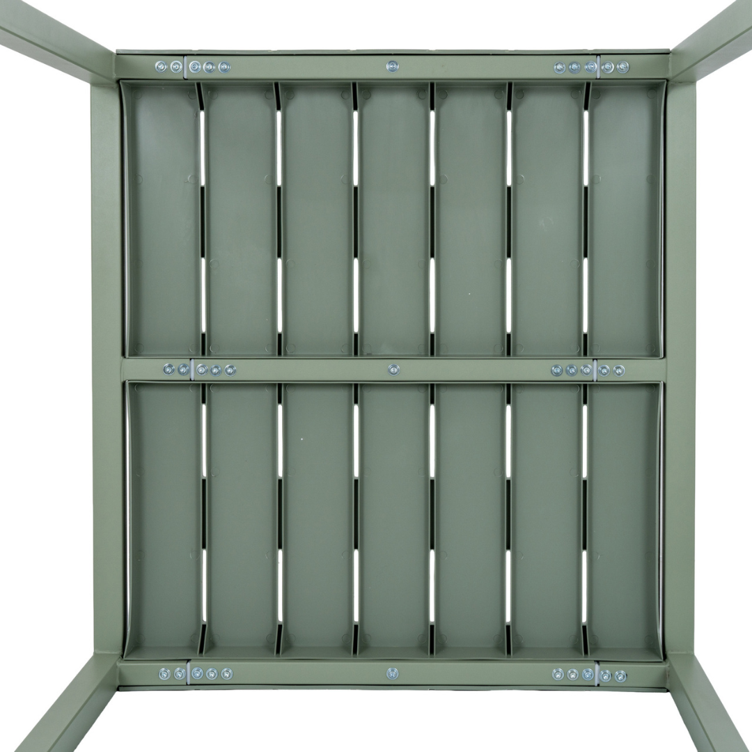 Cube French Grey Outdoor Dining Table | Weather Resistant Garden Table