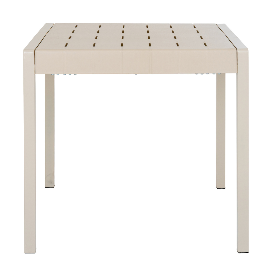 Cube Putty Grey Outdoor Dining Table | Weather Resistant Garden Table