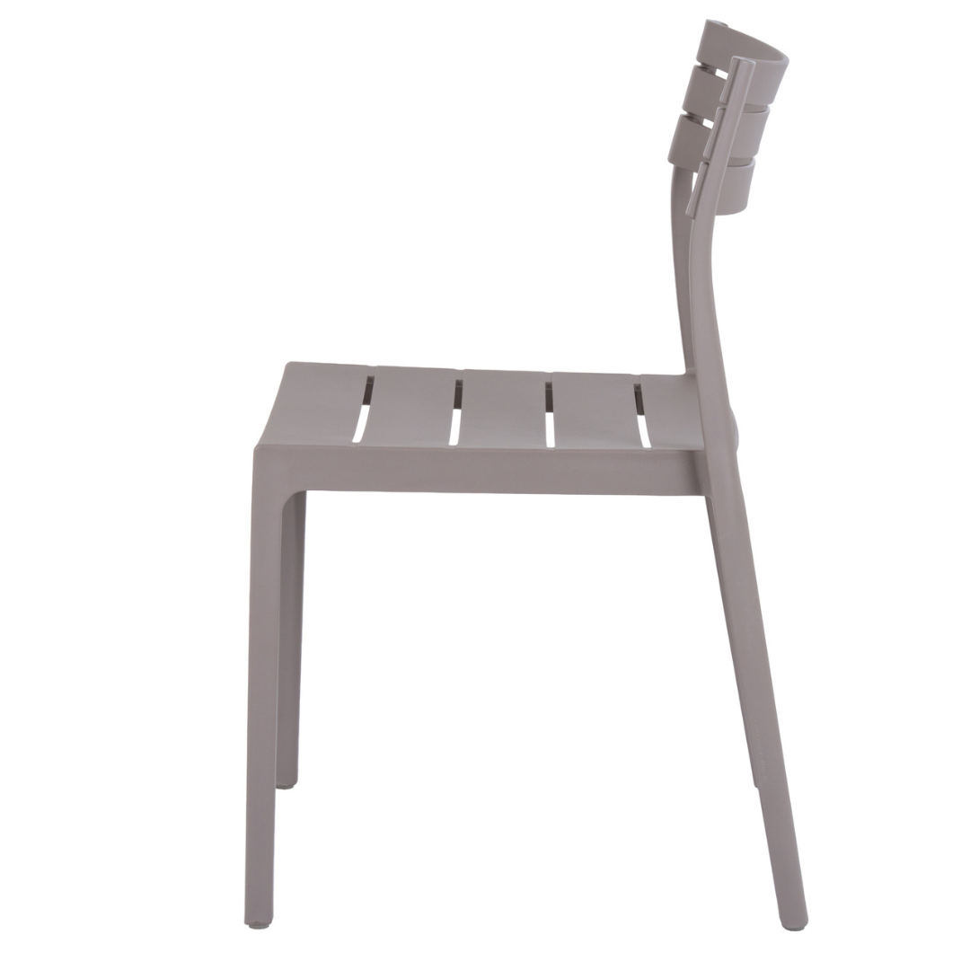 Aura Stone Outdoor Dining Chair | Weather Resistant Garden & Patio Seating