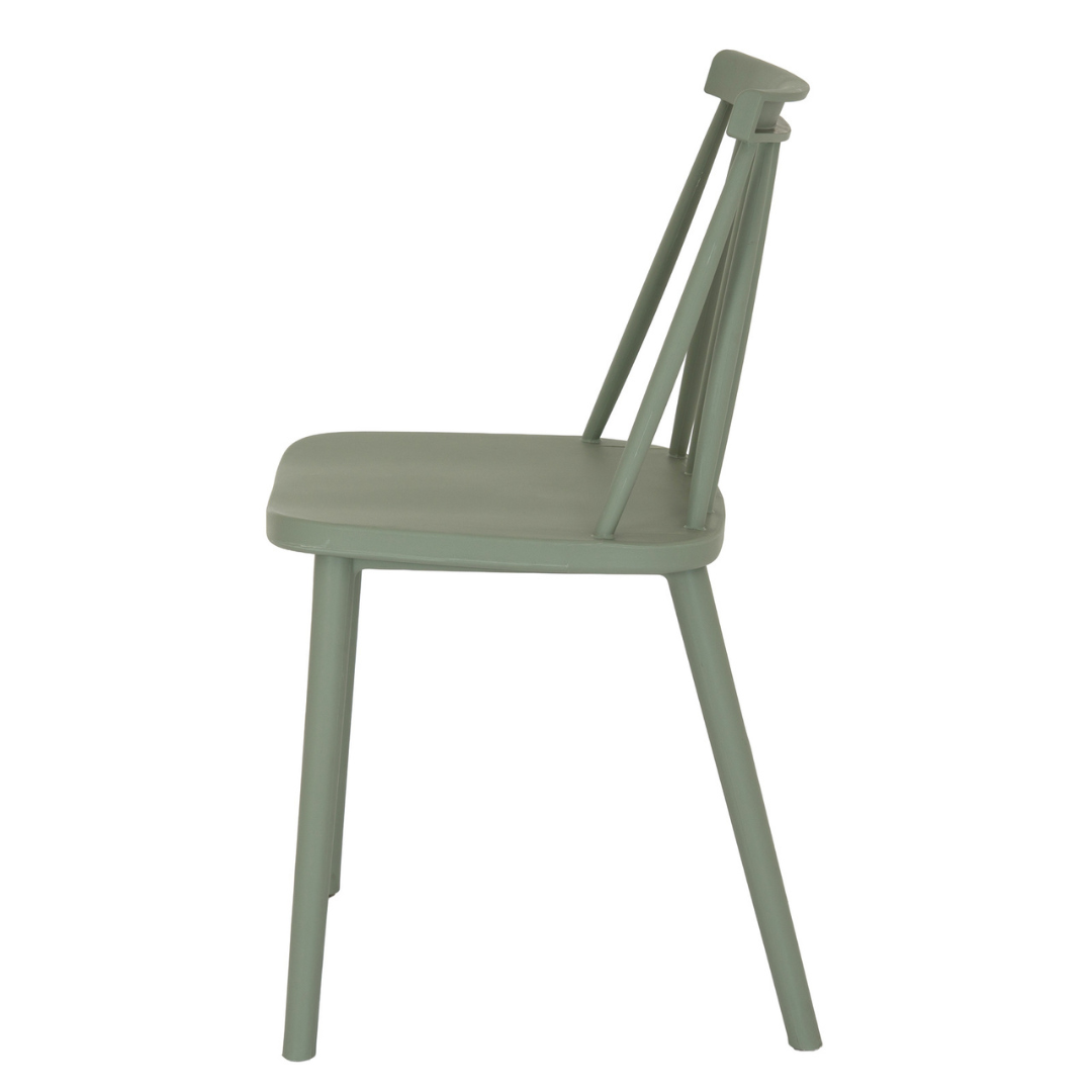 Kyra French Grey Outdoor Dining Chair | Weather Resistant Garden & Patio Seating