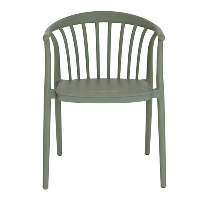 Echo French Grey Outdoor Dining Chair | Weather Resistant Garden Seating