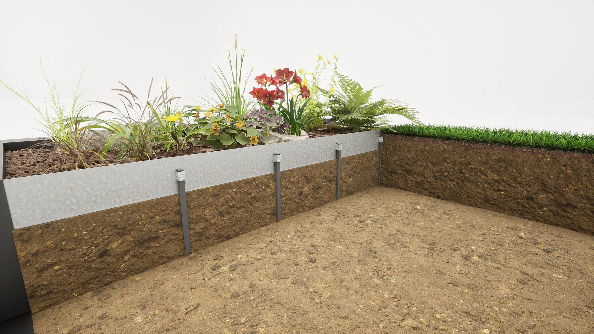 Steel Garden Edging – 3 mm British Made