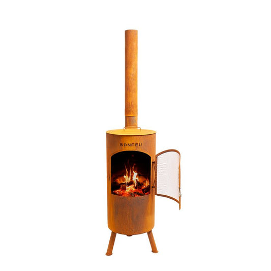 BonFeu, BonTino, Outdoor Fireplace, Rust