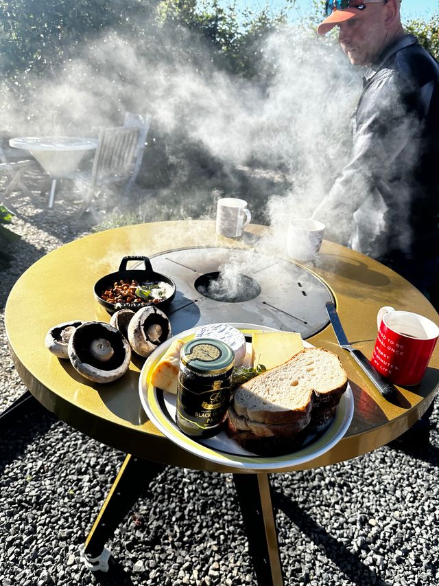 The ‘O’ Grill – Fire and Ice | METARTAL Outdoor Fire Pit, BBQ & Drinks Table