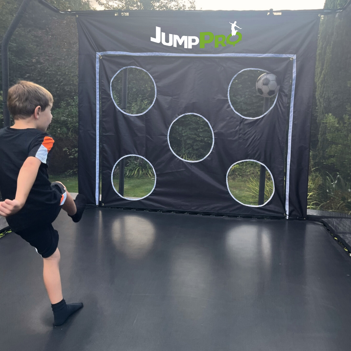 JumpPRO™ Bounce n Score Large Trampoline Football Goal & Target