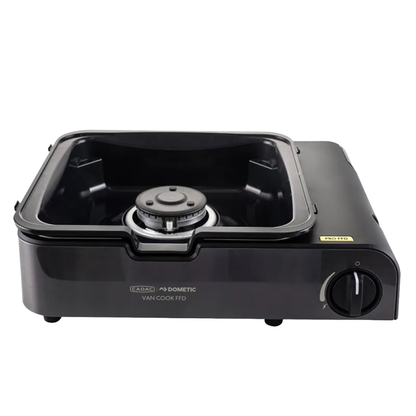 Cadac Van Cook Pro FFD Deluxe Portable Gas Stove for Campervans with Grill Plates