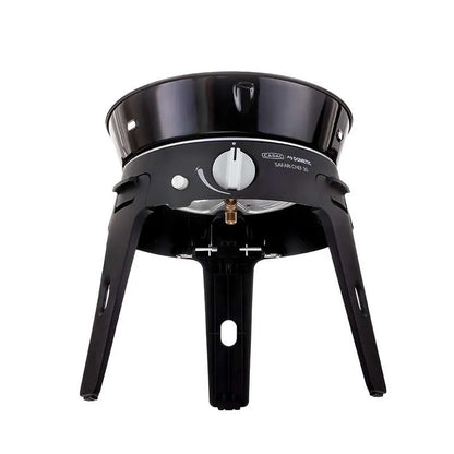 Cadac Safari Chef 30 LP Deluxe Pro QR Portable Gas BBQ with GreenGrill Plates