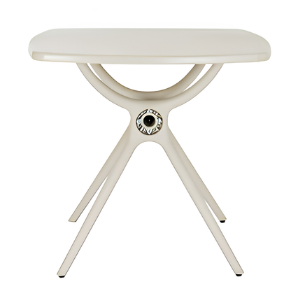 Alto Putty Grey Outdoor Dining Table | Weather Resistant Garden Table for 4