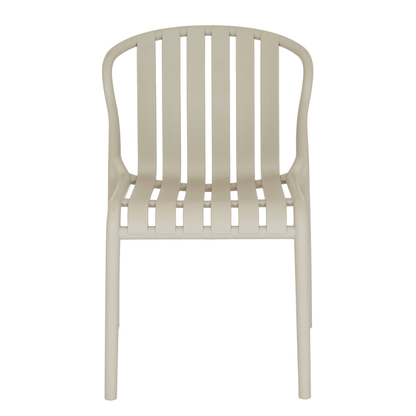 Axis Putty Grey Outdoor Dining Chair | Weather Resistant Garden & Patio Seating