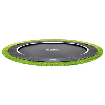 8ft 2" Salta Black Royal Baseground Round Trampoline